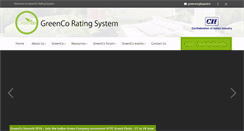 Desktop Screenshot of greenco.in