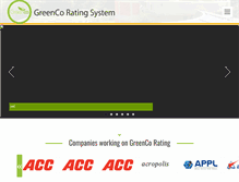 Tablet Screenshot of greenco.in